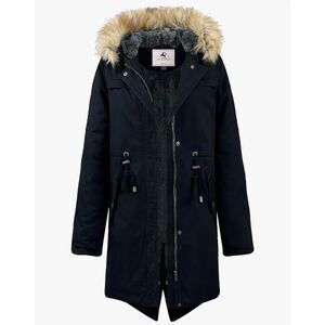 Uoiuxc Women's Hooded Winter Coat Warm Fleeced Lined Parka Long Jackets